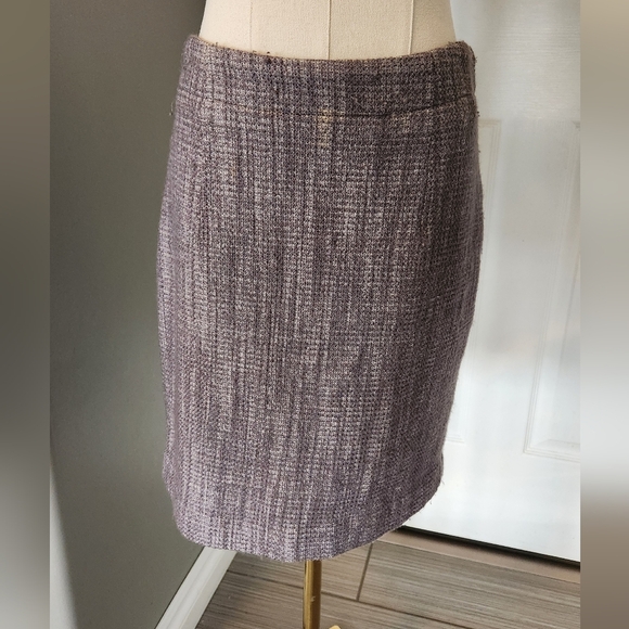 Banana Republic Taupe Skirt Suit - Size 4 - Picture 12 of 16